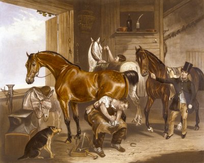 The Veterinarian (engraved by J.R. Mackrell) by F. C. (after) Turner
