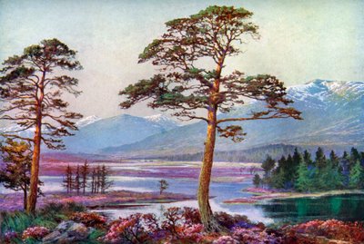 On Loch Tulla, Black Mount, Argyllshire, Scotland, 1924-1926 by F. C. Varley