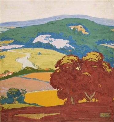 Poster for London Transport by F. Gregory Brown
