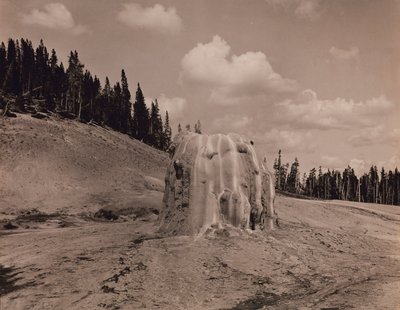 Lone Star Geyser Cone, Yellowstone National Park by F. Jay Haynes