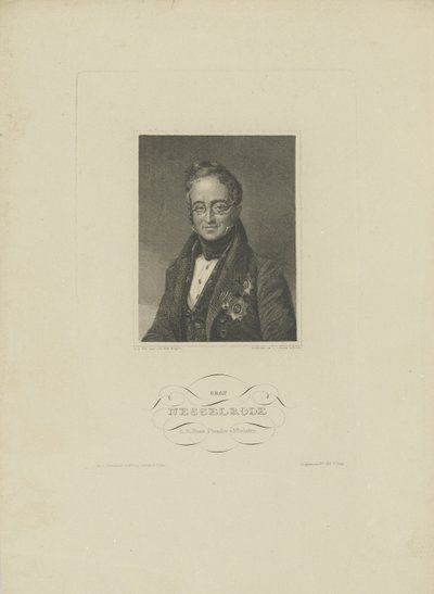 Portrait of Count Karl Robert Nesselrode 1780-1862 by F. L. Lehmann
