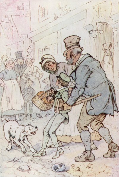 Illustration for Oliver Twist by F. M. B. Blaikie