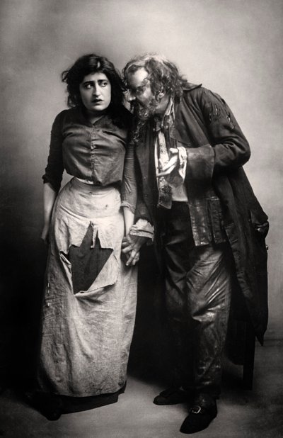 Constance Collier and Herbert Beerbohm Tree, English Actors by F. W. Burford
