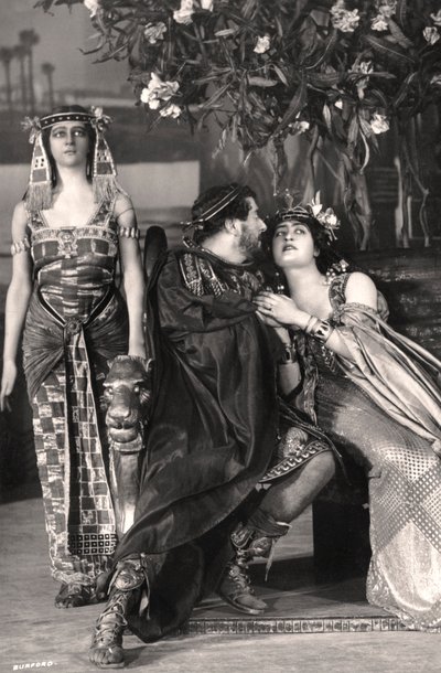 Herbert Beerbohm Tree, Constance Collier and Alice Crawford, English actors by F. W. Burford