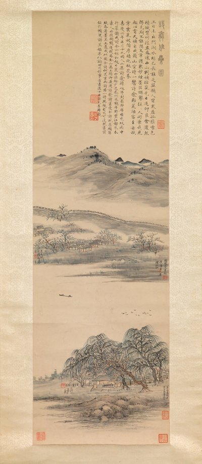 Elegant Gathering at the Poetry Niche by Fa Shishan et al., Chinese