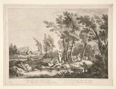 Landscape with Ruins, from a Series of 4 by Fabio Berardi