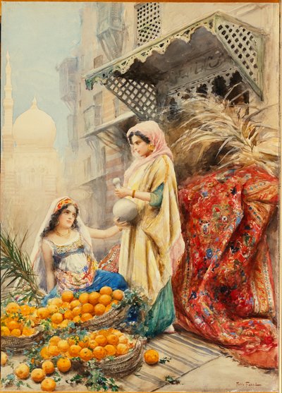 The Orange Seller by Fabio Fabbi