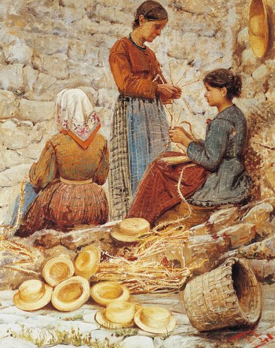 Tuscan Straw Plaiters by Fabio Fabbi