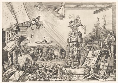 Surrealistic Representation by Fabius von Gugel (signed by artist)