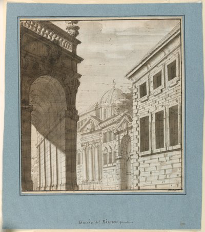 Stage Design: City with a Loggia by Fabrizio Galliari