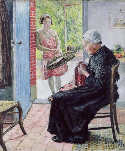 At the Thatched Cottage, 1921 by Fairlie Harmar