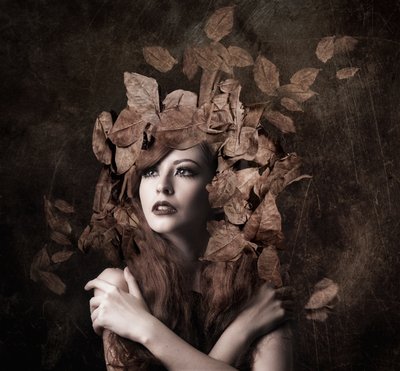 Autumn Leaf Woman by Faizal Besari