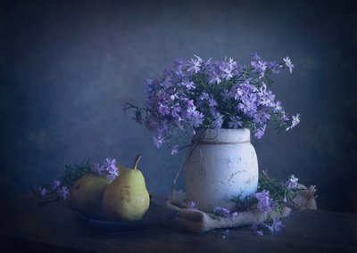 Rustic Floral Still Life by Fangping Zhou
