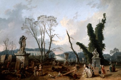 View of the Tapis Vert in Versailles by Fanny Robert
