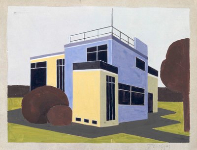 Design for a Detached House by Farkas Molnar