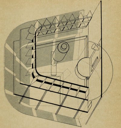 U-Theatre. From The Stage at the Bauhaus, 1925 by Farkas Molnar