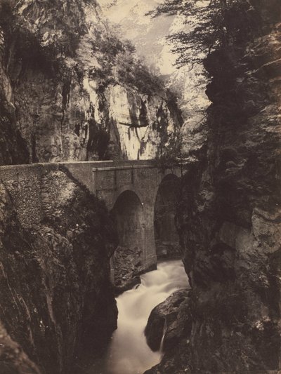 Road to Eaux-Chaudes, Pyrenees (recto) by Farnham Maxwell Lyte