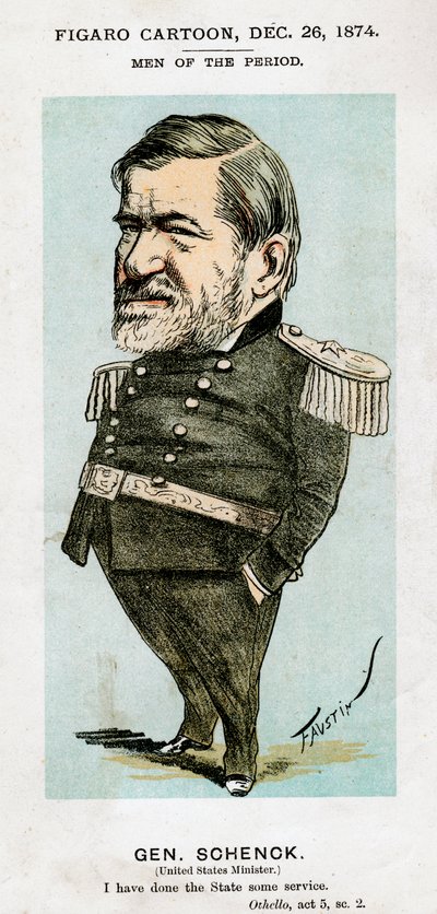 Robert C Schenck, US Army General and Diplomat by Faustin