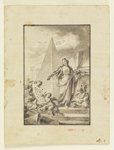 Design for an Illustration- Architecture by Fedele Fischetti