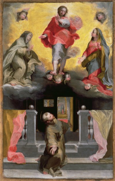 Christ Forgiving St. Francis in a Vision by Federico Barocci