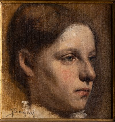 Portrait of a Girl by Federico Bernagozzi
