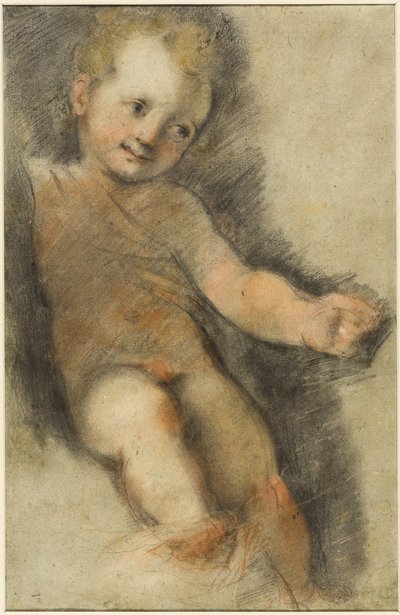 Christ Child: Study for the Madonna di San Giovanni by Federico Fiori Barocci or Baroccio