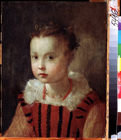 Portrait of a Little Girl by Federico Fiori Barocci or Baroccio