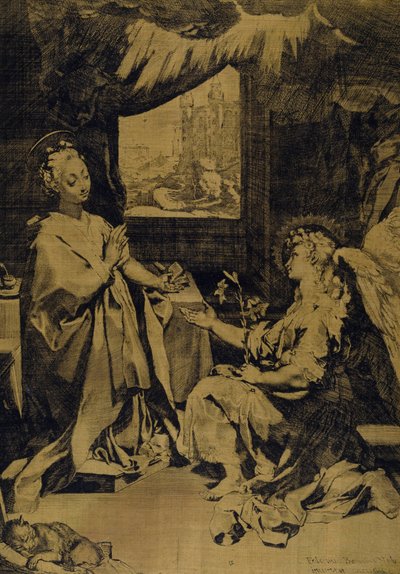 The Annunciation by Federico Fiori Barocci or Baroccio
