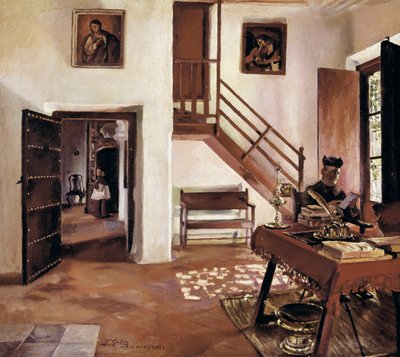 Interior of the Capuchin Convent by Federico Godoy y Castro