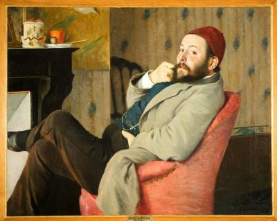 The Italian Art Critic and Mecene Diego Martelli by Federigo Zandomeneghi