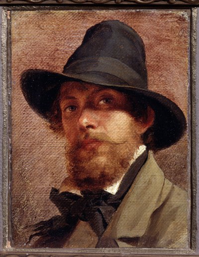 Self-portrait by Fedor Andreevich Bronnikov