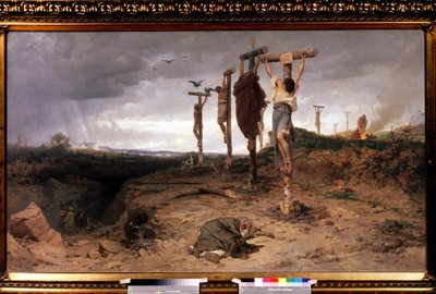 The Damned Field, Execution Place in Ancient Roman Empire by Fedor Andreevich Bronnikov