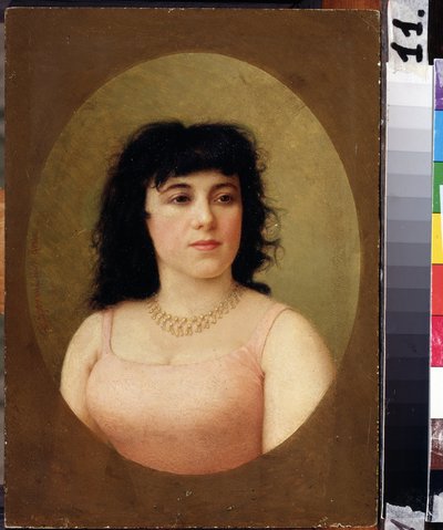 Portrait of the Italian Ballerina Virginia Zucchi (1849-1930) by Fedor Andreevich Bronnikov