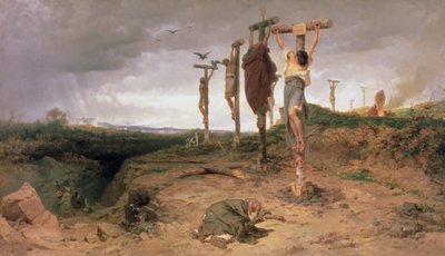 The Damned Field, Execution place in the Roman Empire by Fedor Andreevich Bronnikov