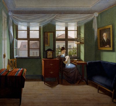 Sewing by Fedor Petrovich Tolstoy