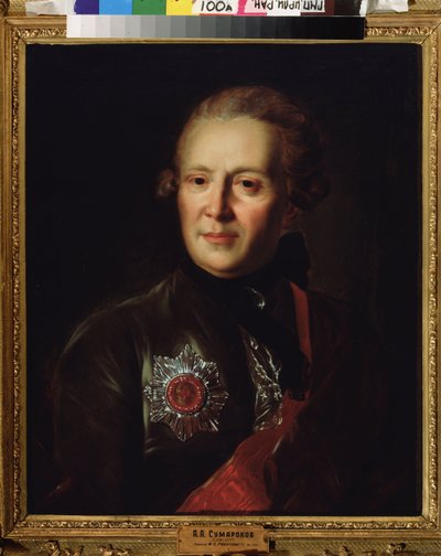 Portrait of the Poet Alexander Sumarokov (1717-1777) by Fedor Stepanovich Rokotov