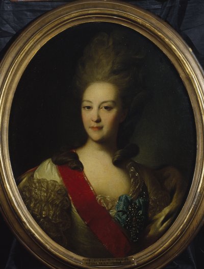Portrait of Countess Ekaterina Nikolayevna Orlova by Fedor Stepanovich Rokotov
