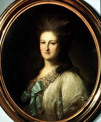 Portrait of V. Novosilcheva by Fedor Stepanovich Rokotov