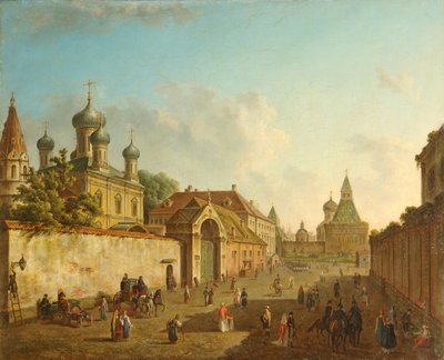 View from the Lubyanka Square to the Vladimir Gate in Moscow by Fedor Yakovlevich Alekseev