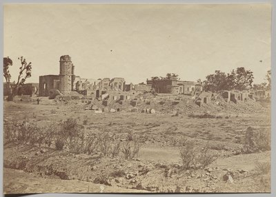 The Churchyard and Residency in the Distance by Felice A. Beato