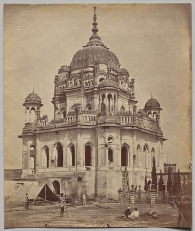 The Tomb of Saadat Ali in the Kaiserbagh Palace by Felice A. Beato