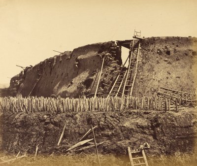 Angle at which French Entered, August 21st 1860 by Felice Beato
