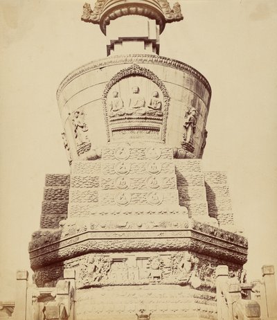 Architectural View of the Lama Temple Near Pekin, October 1860 by Felice Beato