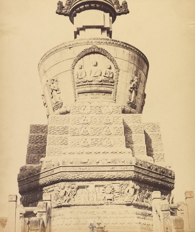 Architectural View of the Lama Temple near Pekin, October 1860 by Felice Beato