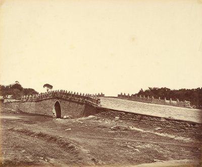 Bridge of Pa-lu-chian, the Scene of the Fight with Imperial Chinese Troops Near Pekin, September 21st, 1860 by Felice Beato