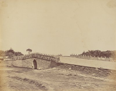 Bridge of Palichian Near Pekin, the Scene of the Fight with Imperial Chinese Troops, September 21, 1860 by Felice Beato