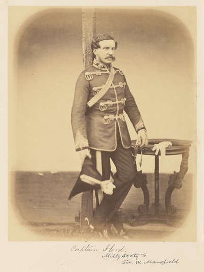 Captain Flood, Military Secretary to Sir W. Mansfield by Felice Beato