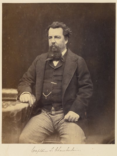 Captain T. Chamberlain by Felice Beato