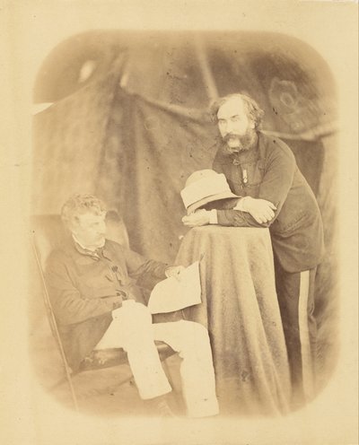 Colonel Harness, CB, and Colonel Yule by Felice Beato