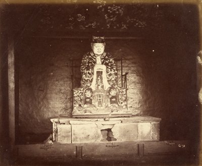 Confucius, Canton, China by Felice Beato
